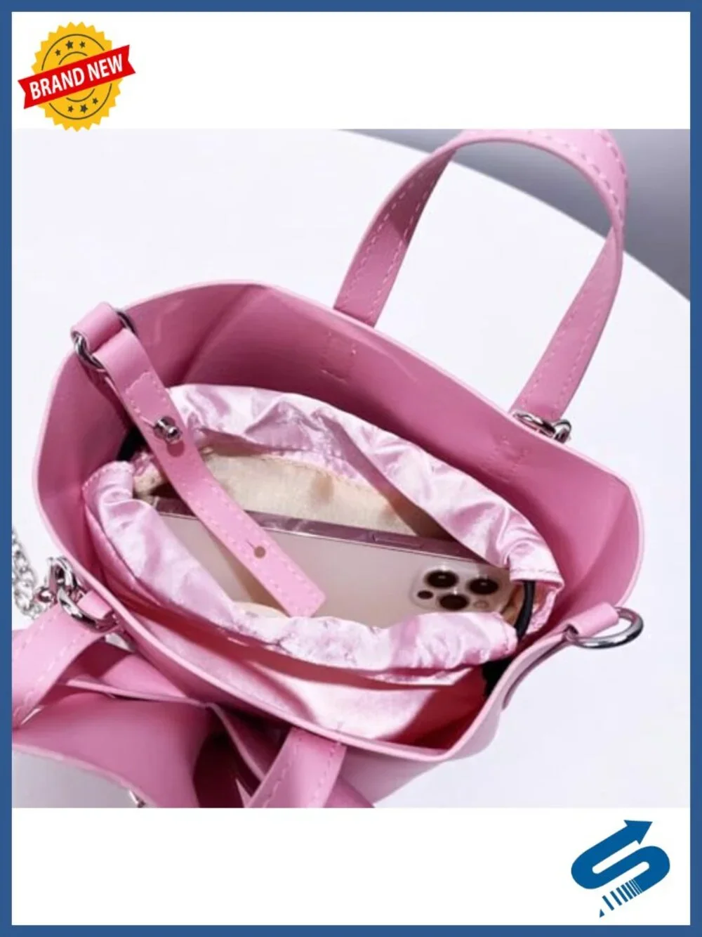 PU Leather Floral Clutch Evening Purse with Detachable Chain